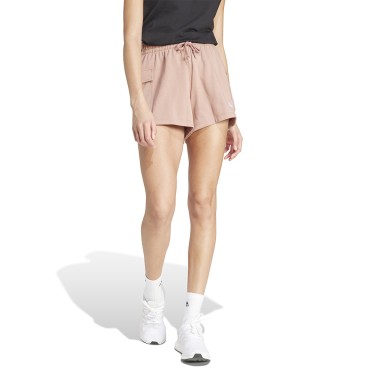 Γυναικείο Σορτς Καφέ - adidas Sportswear Essentials Small Logo French Terry