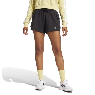 Γυναικείο Σορτς Μαύρο - adidas Sportswear Essentials Small Logo French Terry