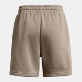 Under Armour Icon Fleece Boyfriend Μπεζ - Γυναικεία Βερμούδα Εικόνα 5