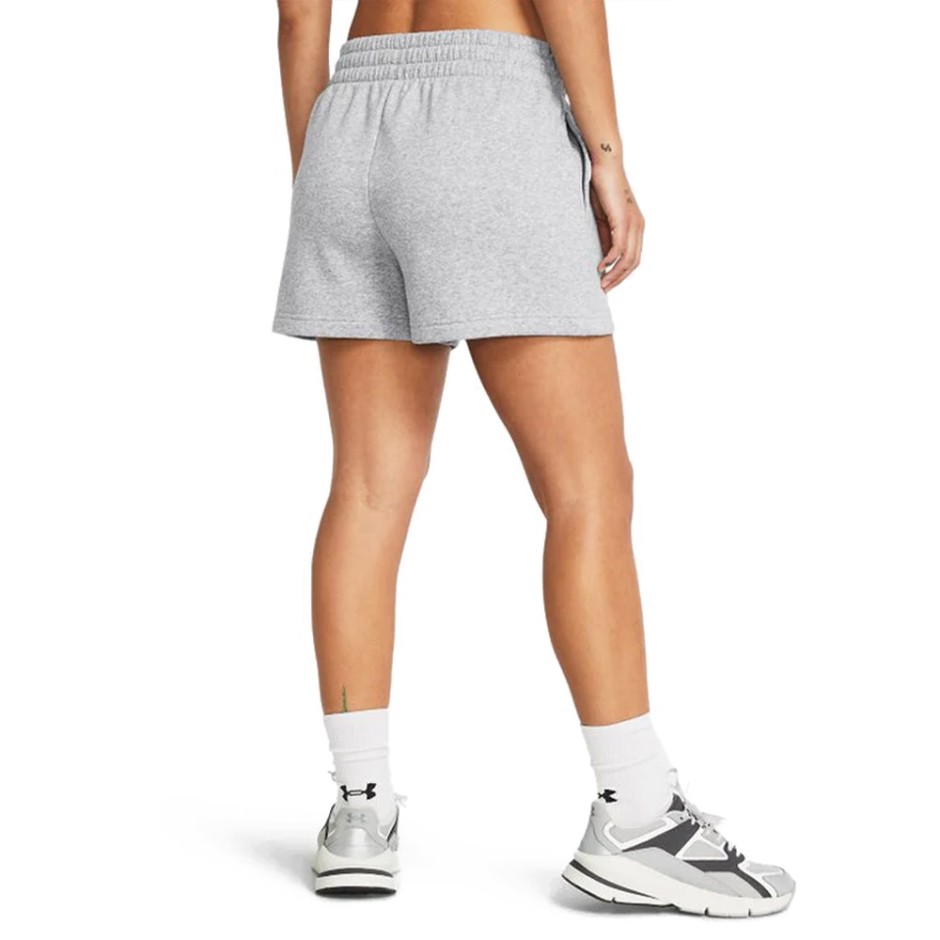 Under Armour Rival Fleece Γκρι - Γυναικείο Σορτς