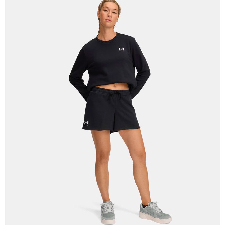 Γυναικεία Βερμούδα Μαύρη - Under Armour Rival Terry