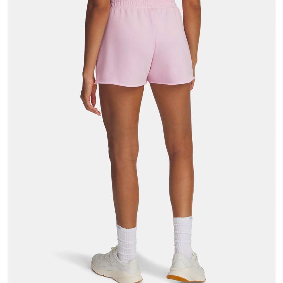 Γυναικεία Βερμούδα Ροζ - Under Armour Rival Terry