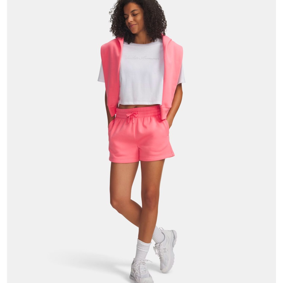 Γυναικείο Σορτς Φούξια - Under Armour Rival Fleece