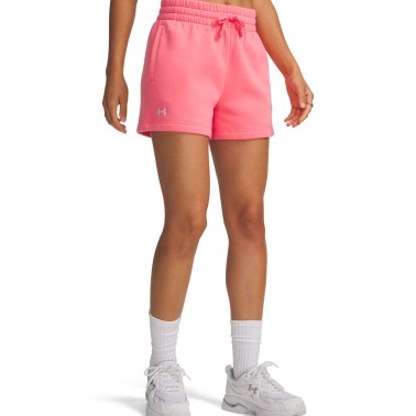 UNDER ARMOUR RIVAL FLEECE SHORT 1382723-600 Fuchsia