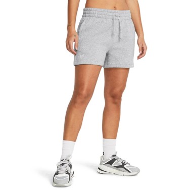 Under Armour Rival Fleece Γκρι - Γυναικείο Σορτς