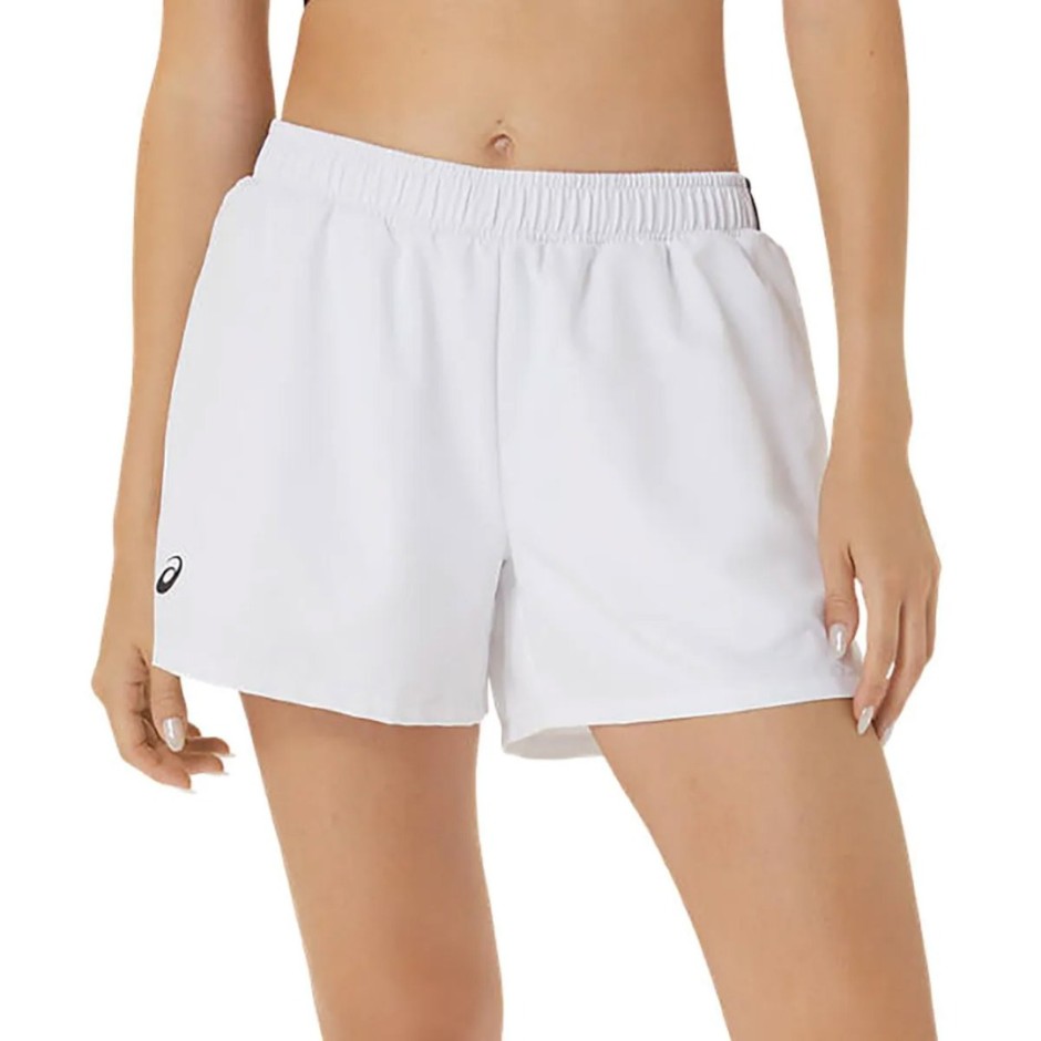 ASICS WOMEN COURT SHORT Λευκό