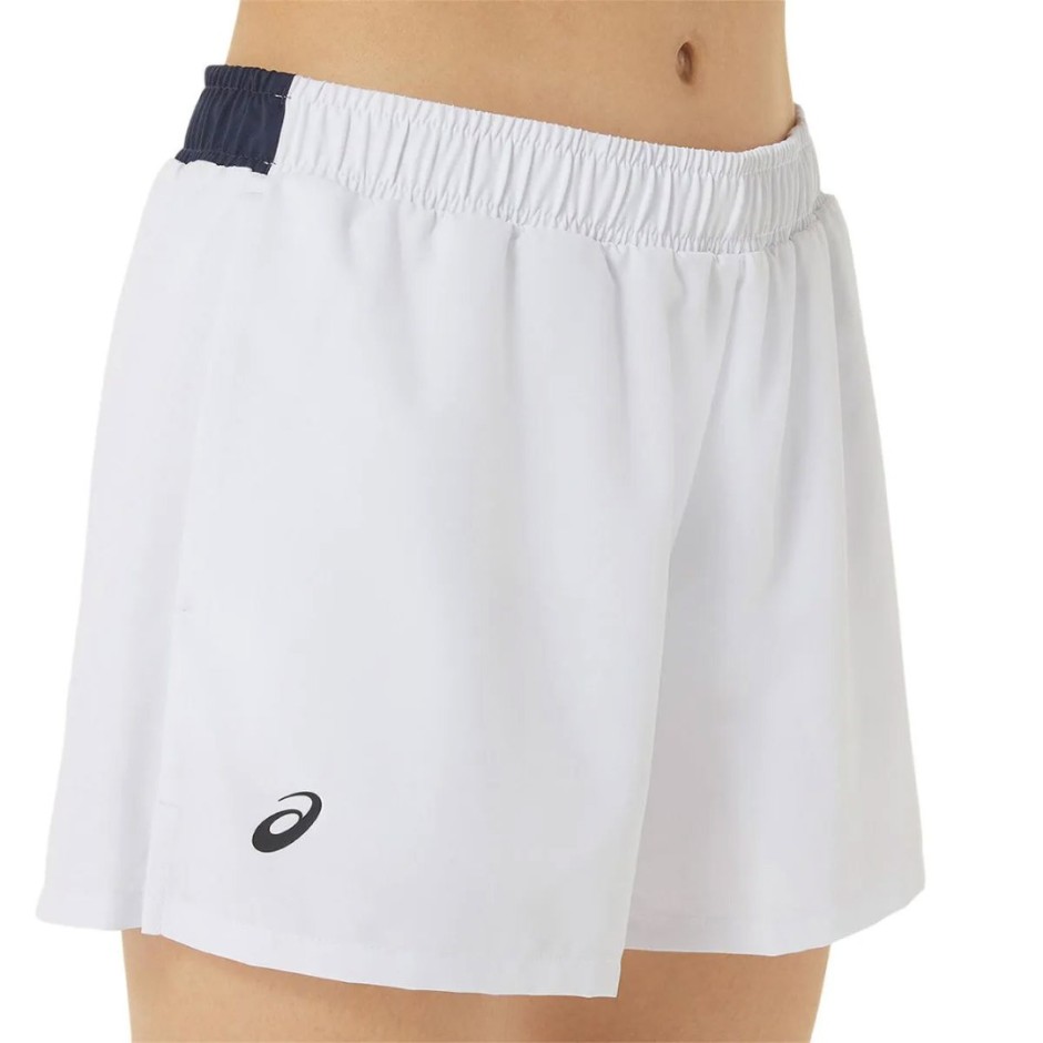 ASICS WOMEN COURT SHORT Λευκό