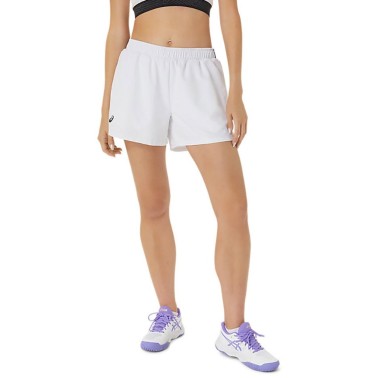 ASICS WOMEN COURT SHORT Λευκό