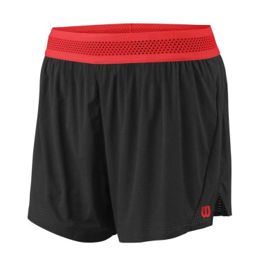 WILSON W KAOS MIRAGE 3.5 SHORT WRA791504-BK/FIERY CORAL Black