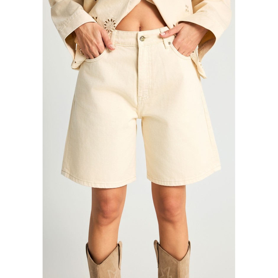 FUNKY BUDDHA  FBL013-160-03-OFF WHITE Εκρού