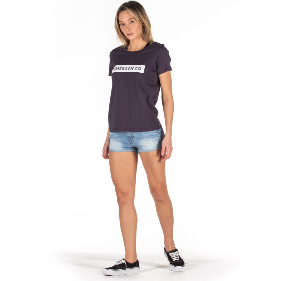 EMERSON STRETCHED DENIM SHORTS 201.EW45.94-LIGHT BLUE B Σιελ