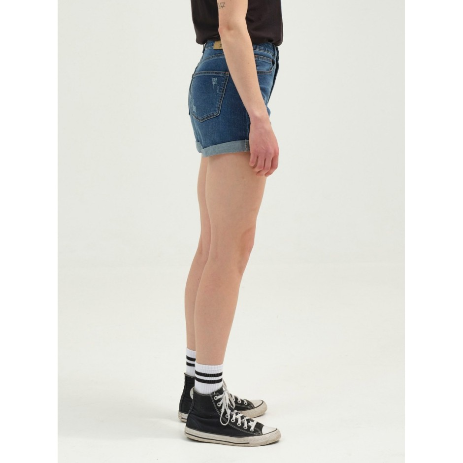 Emerson Μπλε - Γυναικείο Τζιν Σορτς