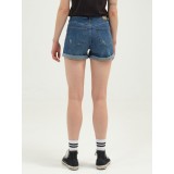 Emerson Μπλε - Γυναικείο Τζιν Σορτς Εικόνα 1