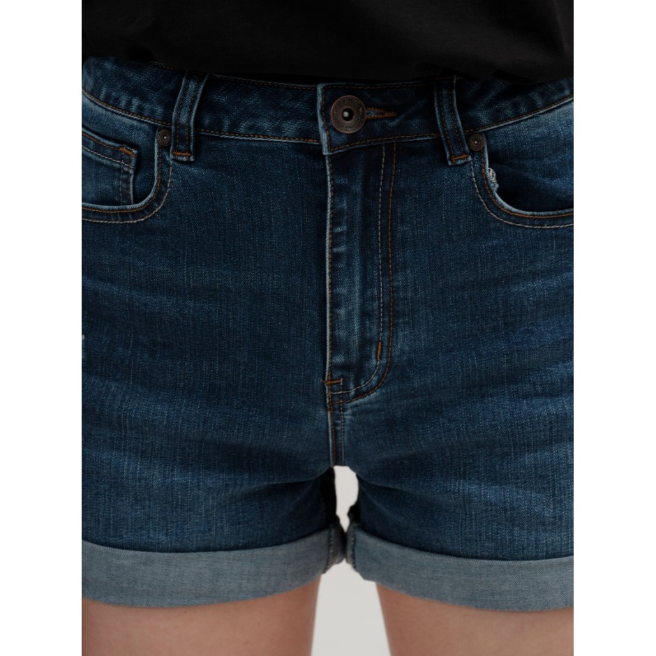 Emerson Μπλε - Γυναικείο Τζιν Σορτς