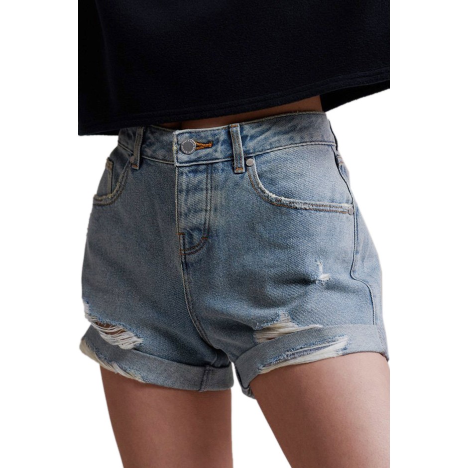 SUPERDRY STEPH BOYFRIEND SHORT W7110016A-O3O Jeans