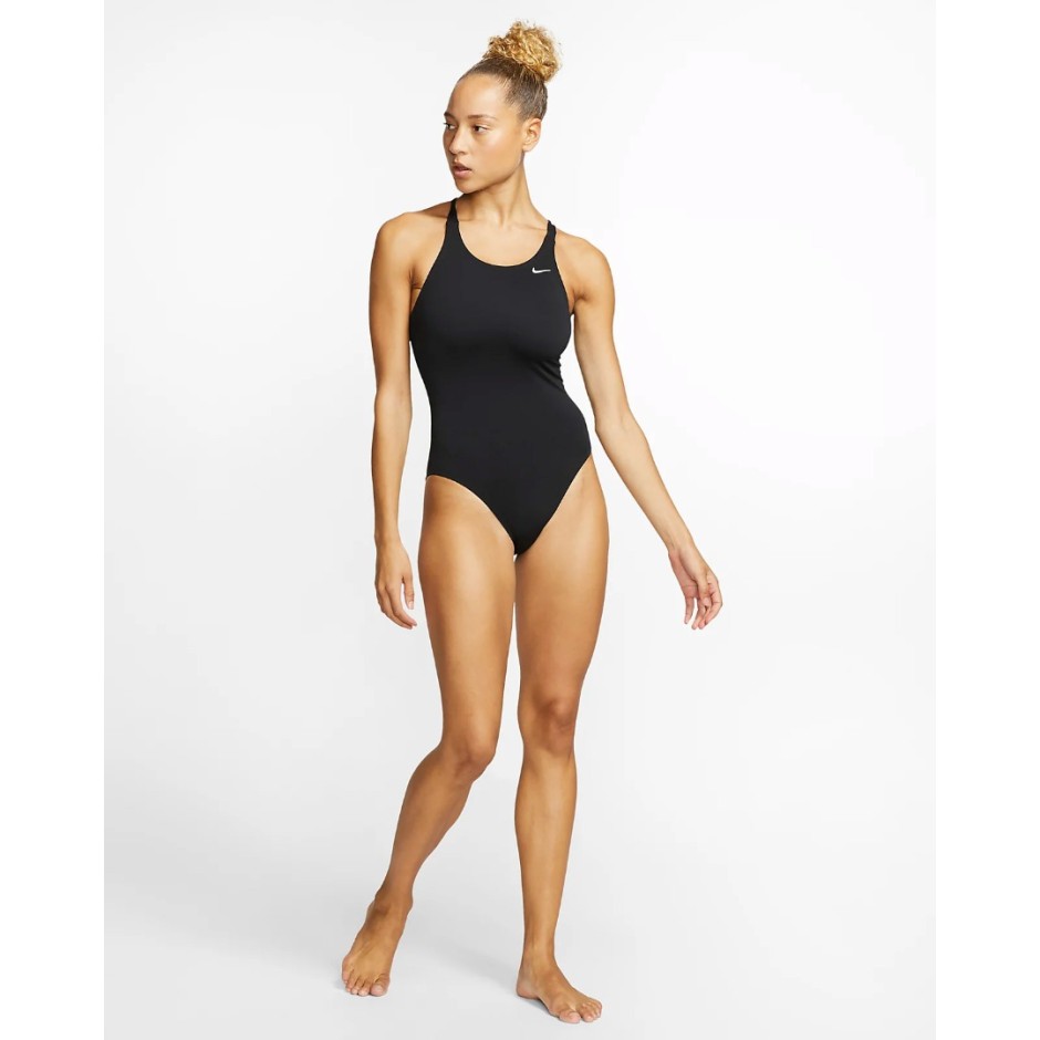 NIKE HYDRASTRONG FASTBACK ONE PIECE NESSA001-001 Μαύρο