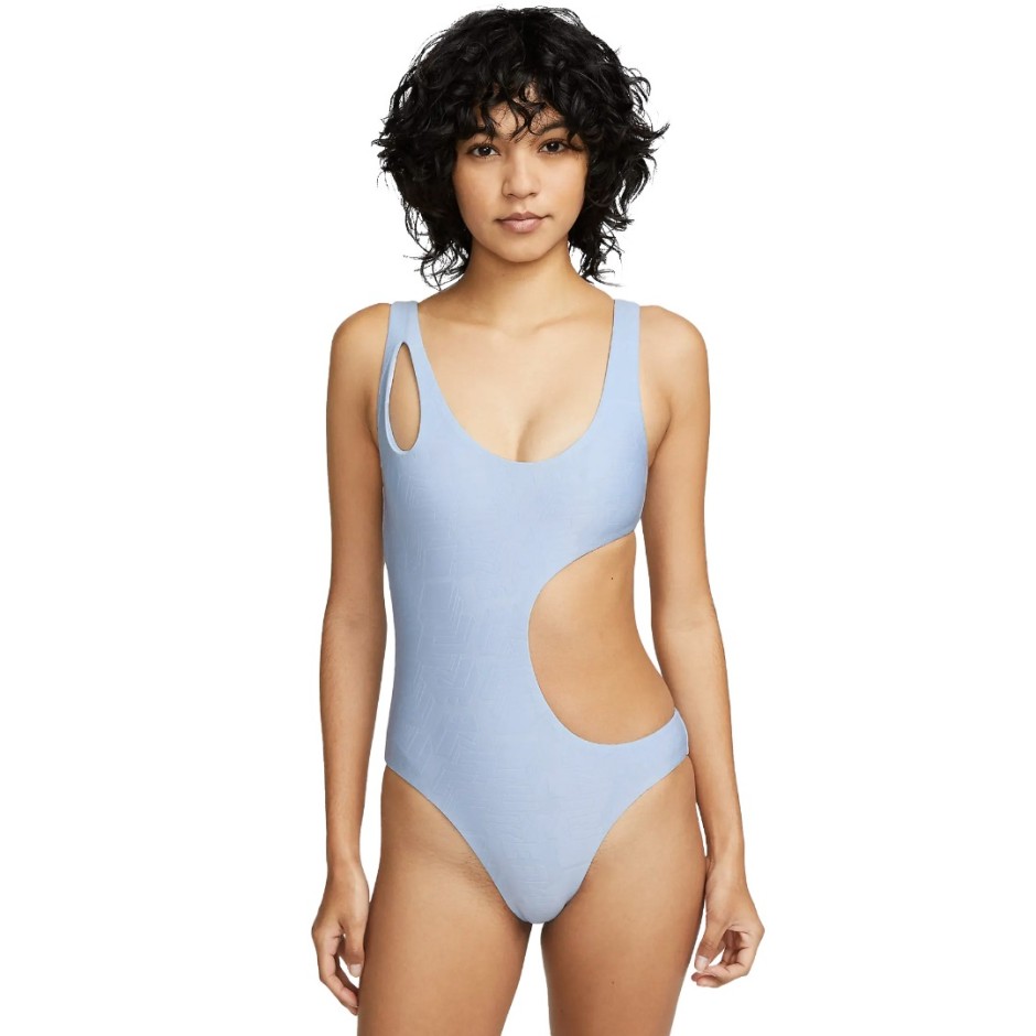NIKE BLOCK TEXTURE CUTOUT ONE PIECE NESSD288-451 Purple