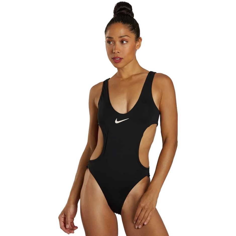 NIKE WILD CUTOUT ONE PIECE NESSD255-001 Black