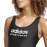 Γυναικείο Ολόσωμο Μαγιό Μαύρο - adidas Performance Sportswear U-Back Εικόνα 1