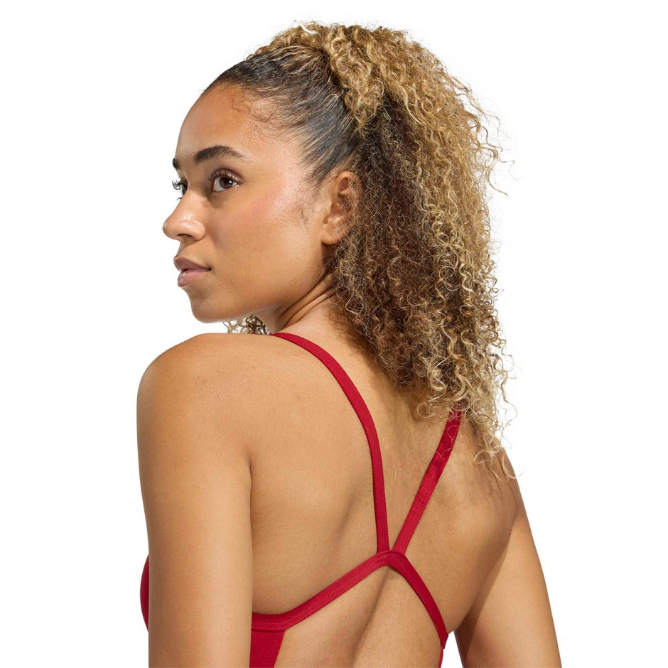 Γυναικείο Ολόσωμο Μαγιό Κόκκινο - adidas Performance Thin Straps V-back