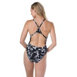 SPEEDO POWERBACK MIRRORFIZZ ALLOVER TURNBACK 8-11716C817 Black Image 0