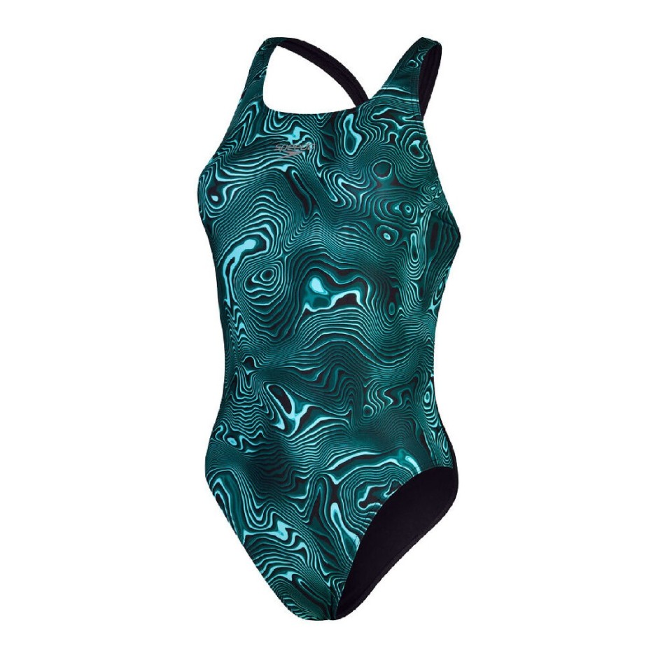 SPEEDO ALLOVER DIGITAL POWERBACK 0035091-5892W Green
