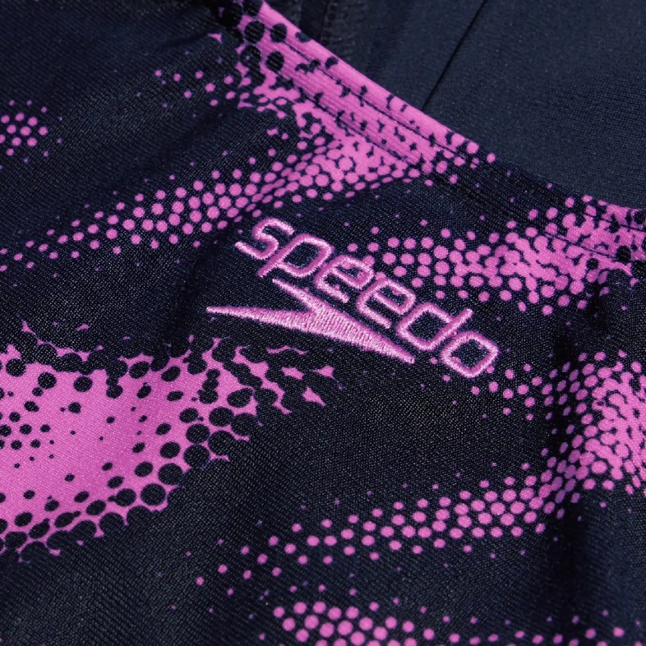 Speedo HyperBoom Placement Muscleback Μπλε- Γυναικείο Ολόσωμο Μαγιό