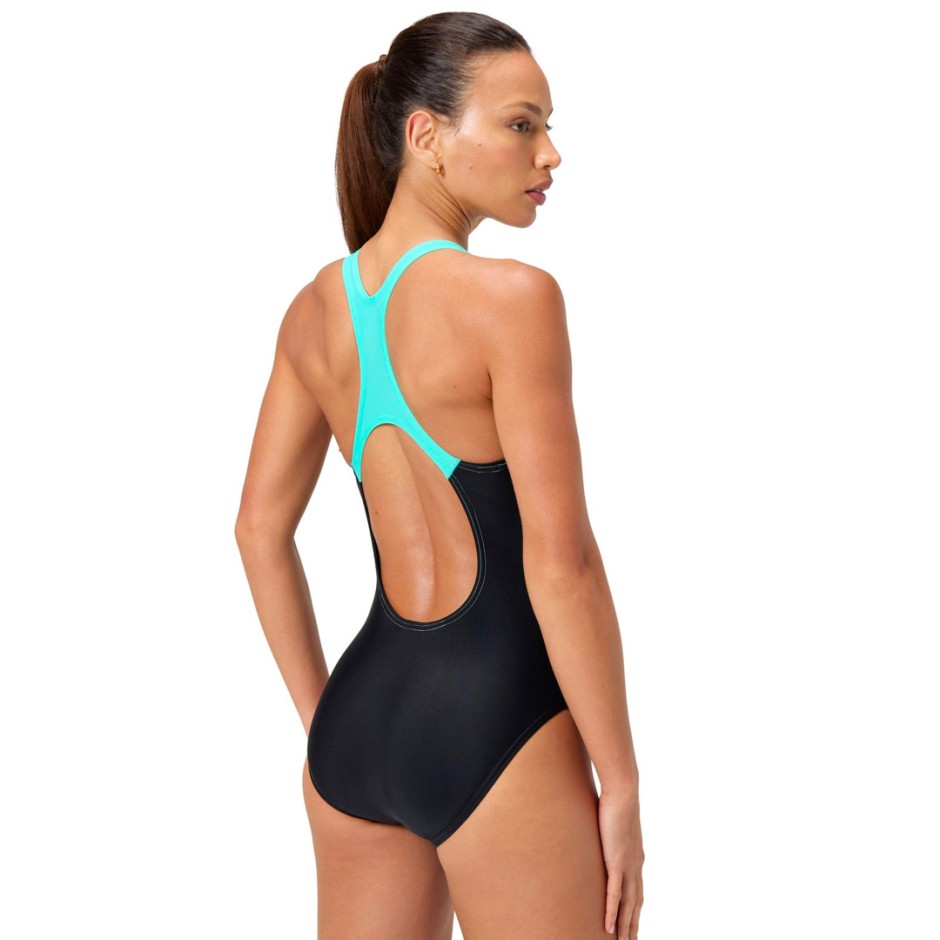 SPEEDO WOMENS MEDLEY LOGO 8-1347416243 Black