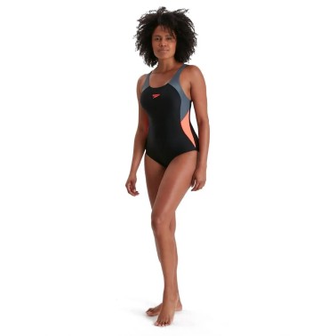 SPEEDO COLOURBLOCK SPLICE MUSCLEBACK 13475-G723W Black