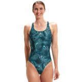 SPEEDO ALLOVER DIGITAL POWERBACK 0035091-5892W Green Image 