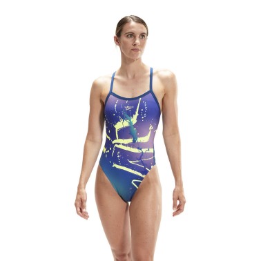 SPEEDO CLUB TRAINING TURNBACK Μωβ