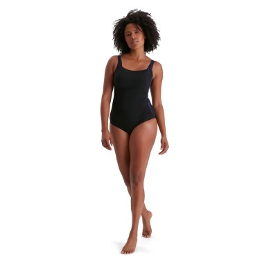SPEEDO LUNALUSTRE PRINTED SHAPING 1PC 10835-G706W Black