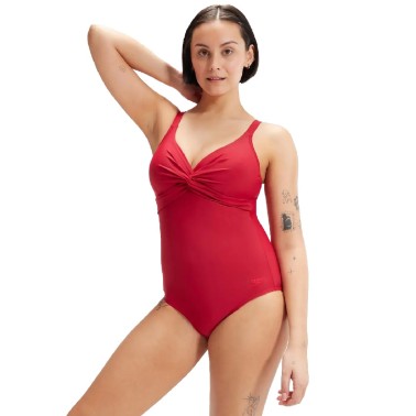 Speedo Shaping Brigitte Κόκκινο - Γυναικείο Ολόσωμο Μαγιό