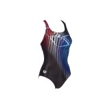 ARENA W OPTICAL WAVES SWIM PRO BACK ONE PIECE 002872-540 Colorful Image 1