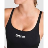 ARENA WOMEN’S TEAM SWIMSUIT SWIM PRO SOLID 004760-550 Black Image 1