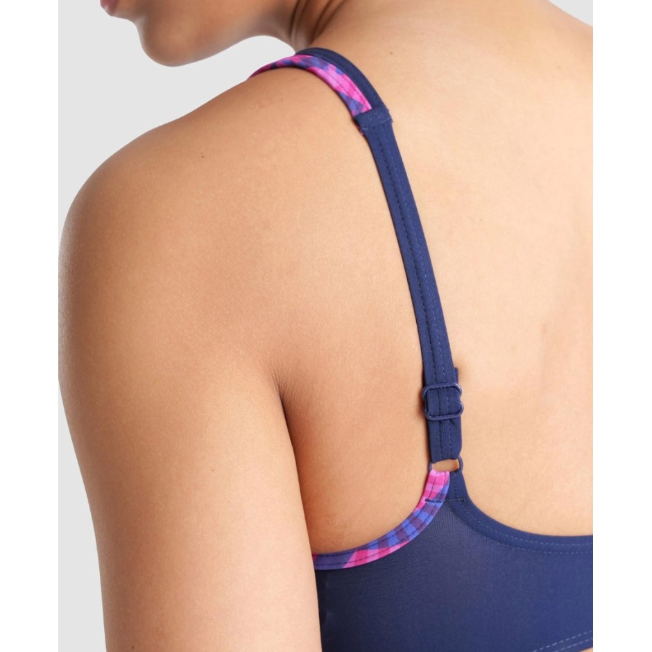 Γυναικείο Ολόσωμο Μαγιό ARENA WOMEN’S BODYLIFT SWIMSUIT CLOE STRAP BACK PANEL Μπλε 005577-750 
