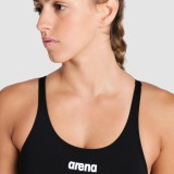 ARENA WOMEN'S TEAM SWIMSUIT SWIM TECH SOLID 004763-550 Black