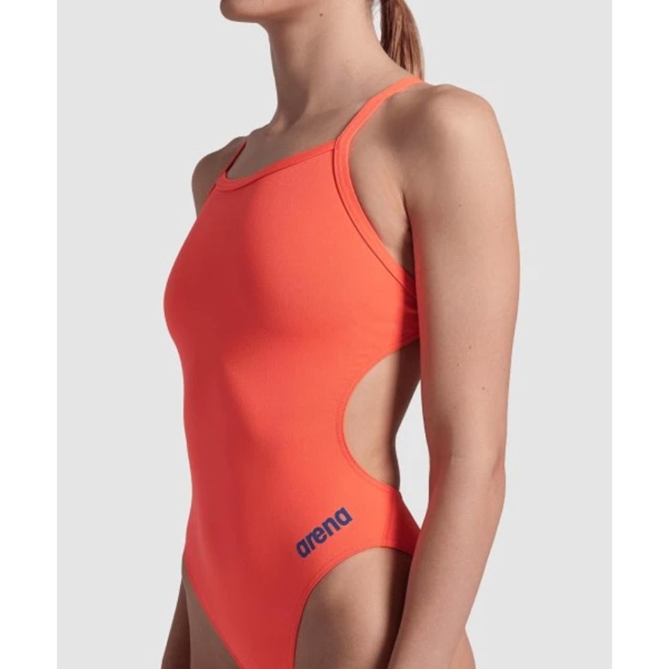 ARENA WOMEN'S TEAM SWIMSUIT CHALLENGE SOLID 004766-300 Coral