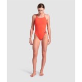 ARENA WOMEN'S TEAM SWIMSUIT CHALLENGE SOLID 004766-300 Coral