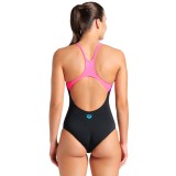ARENA WOMENS ARENA FOGGY DOTS SWIMSUIT SWIM 007986-590 Black Image 0