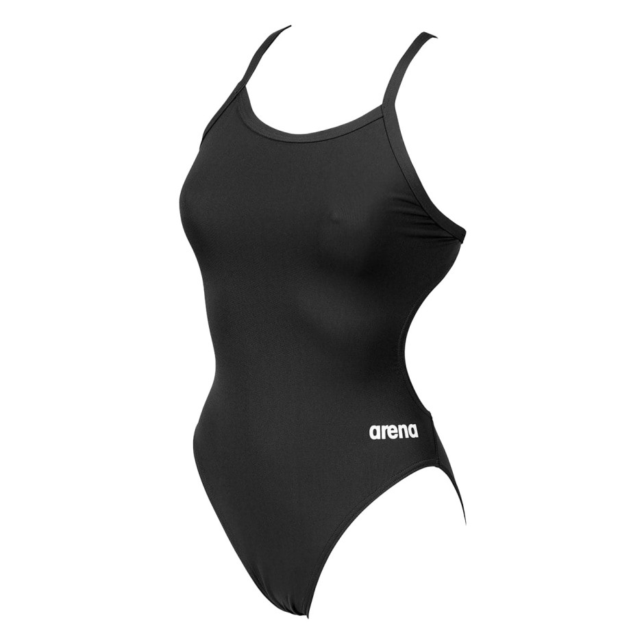 Γυναικείο Ολόσωμο Μαγιό Μαύρο - Arena Team Swimsuit Challenge