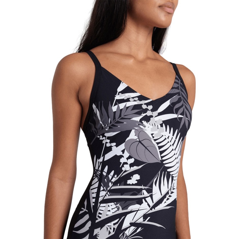 ARENA WOMEN'S BODYLIFT SWIMSUIT LUCY LIGHTCROSS LOW C CUP 007120-550 Black