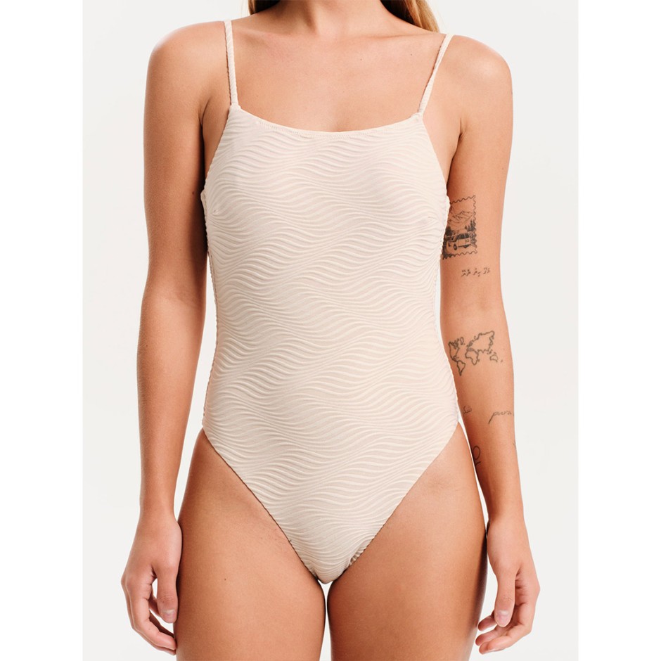 Γυναικείο Ολόσωμο Μαγιό Εκρού - EMERSON