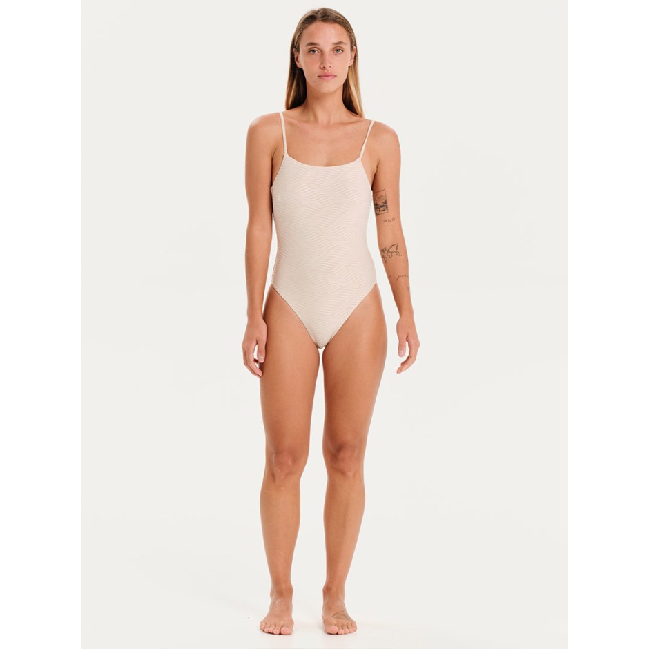 Γυναικείο Ολόσωμο Μαγιό Εκρού - EMERSON