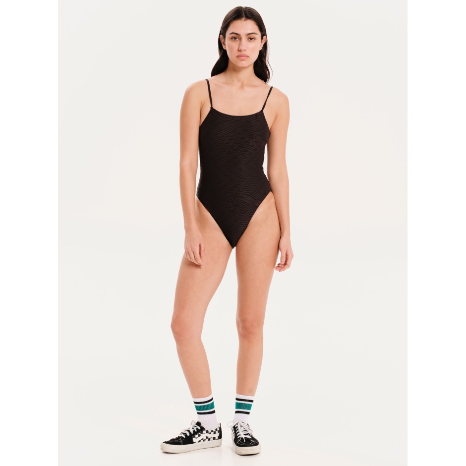 Γυναικείο Ολόσωμο Μαγιό Μαύρο - EMERSON