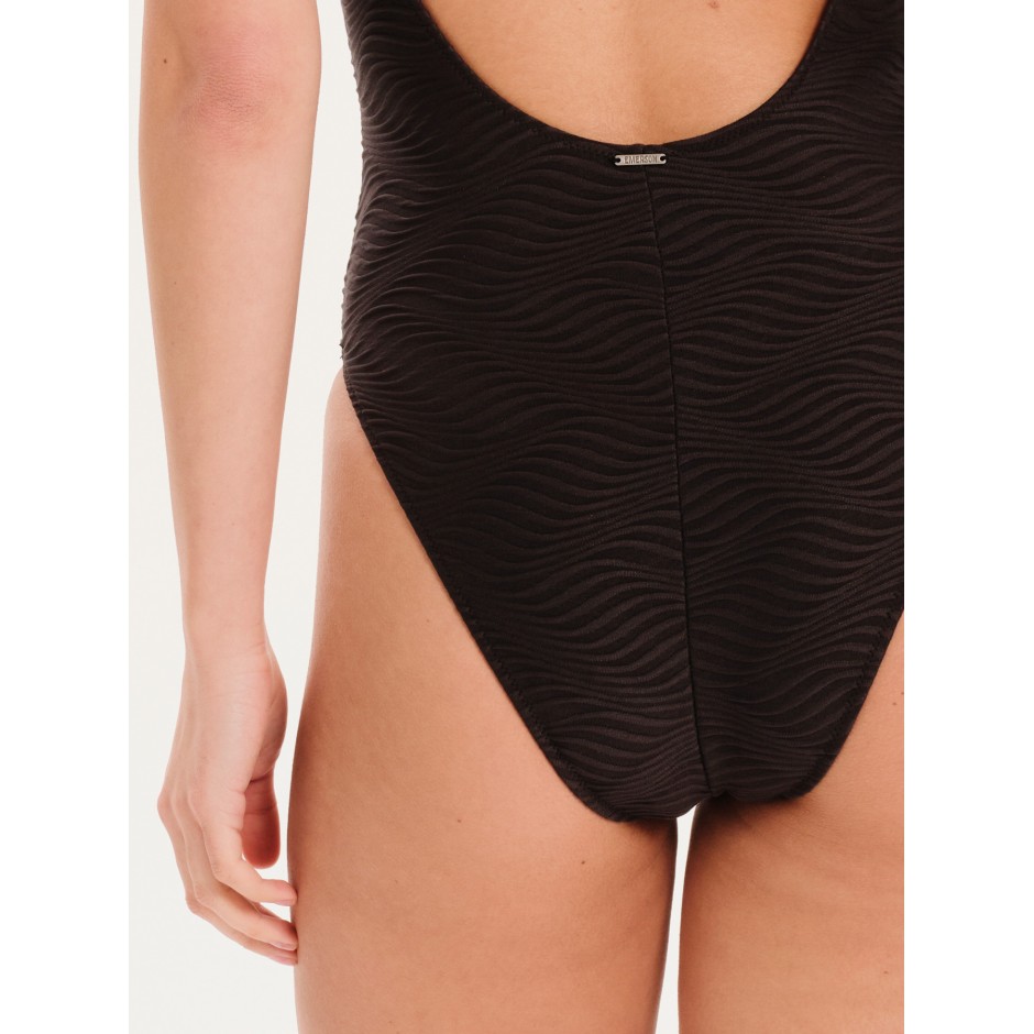 Γυναικείο Ολόσωμο Μαγιό Μαύρο - EMERSON