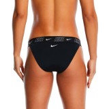 Γυναικείο Μαγιό Μπικίνι Μαύρο - Nike Logo Tape Banded Bottom Εικόνα 0