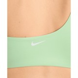 NIKE ESSENTIAL ASYMMETRICAL BIKINI TOP NESSE266-338 Lime Image 1