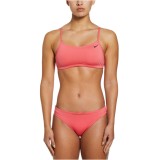NIKE ESSENTIAL RACERBACK BIKINI SET NESSA211-683 Pink Image 