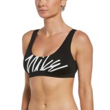 NIKE MULTI LOGO SCOOP NECK NESSC251-001 Black Image 